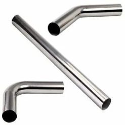 O'Reilly – 3" 76mm OD Stainless Steel Straight 45 90 Degree Exhaust Piping Pipe Tubes Bundle