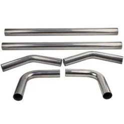 O'Reilly – 3inch 76mm T-304 Stainless Steel Exhaust Straight & 45 90 Degree Pipe Bundle