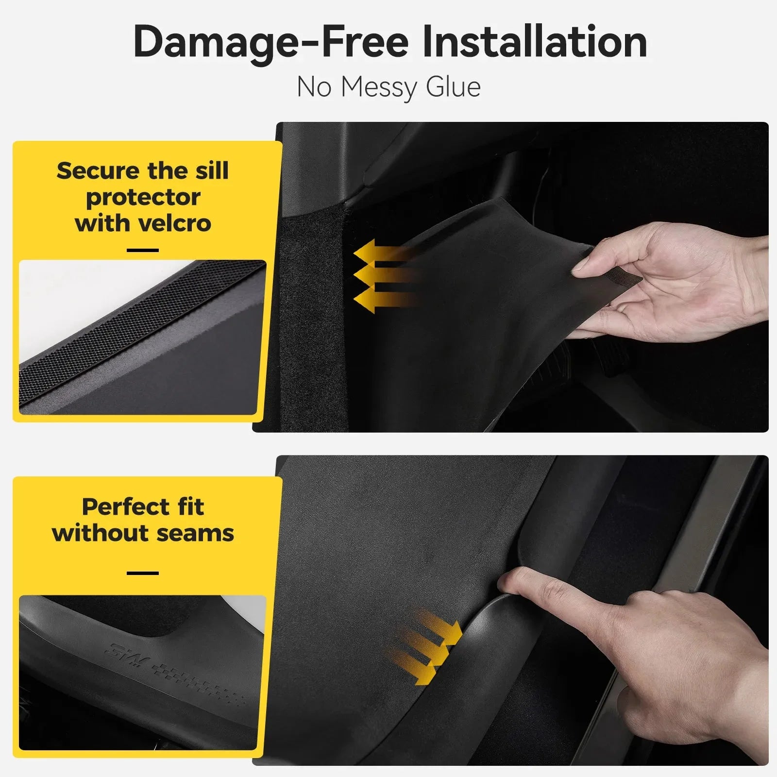 O'Reilly – Tesla Model 3 Highland 2024-2026 Door Sill Protector 5PCS Trunk Sill Guards Full Protection - Image 2
