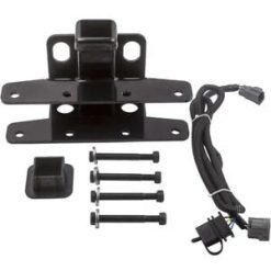 O'Reilly – 2" inch Towing Black Back Trailer Receiver Hitch fit Jeep Wrangler JK 07-18