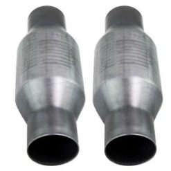O'Reilly – Two 410250 2.5 inch Universal High Flow Performance Catalytic Converter New