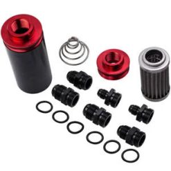 O'Reilly – AN6 AN8 AN10 Inline Fuel Filter High Flow 100 Micron Cleanable Newest