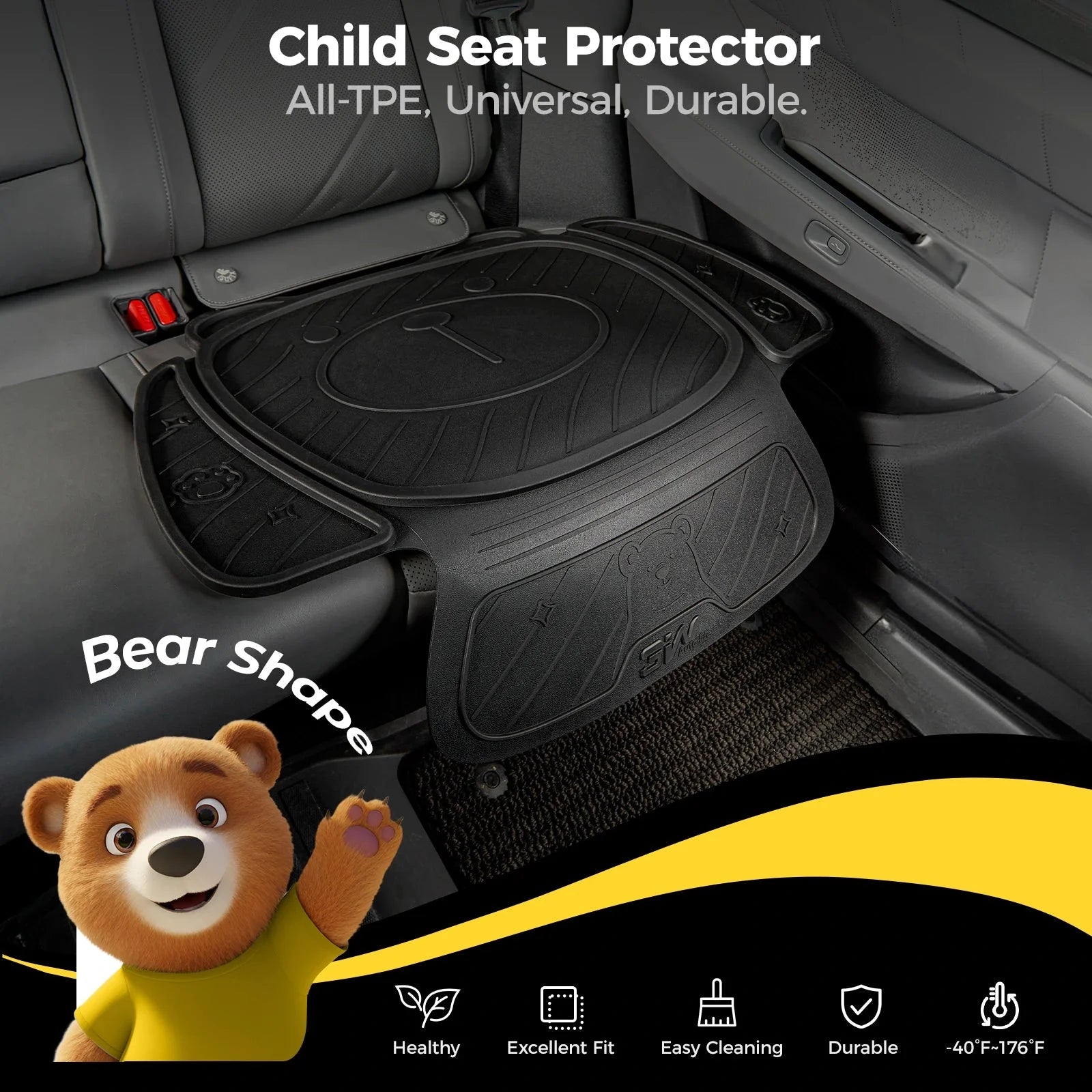 O'Reilly – Auto Seat Protector for Baby Auto Seat Fits All Auto Models TPE Fabric Waterproof Durable - Image 12