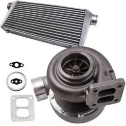 O'Reilly – GT45 600+HP Turbo Charger + 24"x12"x3" Tube & Fin Intercooler 3" Inlet/Outlet
