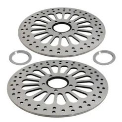 O'Reilly – Forward Super Spoke Disk Brake Rotor for Harley Dyna 2000-2005 11.5" Polished