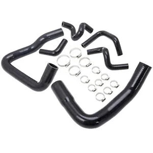 O'Reilly – 6 Pcs Silicone Radiator Hose Bundle for Mustang GT LX Cobra 5.0 1986-1993 Black