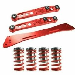 O'Reilly – 1-4" Coilover Spring Back Lower Control Arm Sunframe Bar Red for 1992-1995 Civic