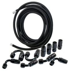O'Reilly – AN6 -6AN Fitting Stainless Steel Nylon Braided Oil Fuel Hose Line 16.4FT Bundle New