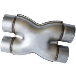 O'Reilly – 3" Dual Universal Exhaust Crossover Pipe X-Pipe Aluminized 3" Inlet / Outlet
