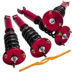 O'Reilly – 4pcs Coilovers Shock Kits for Lexus sc300 sc400 1993 -1998 Adjustable Damper Red