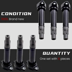 O'Reilly – 6pcs Spark Ignition Coils for Chrysler 300 V6 3.5L 2.7L 2006-10 Pacifica UF502