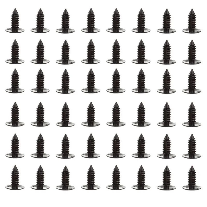 O'Reilly – Nylon Black fender bumper fastener Auto clips(6030441)- 50Piece
