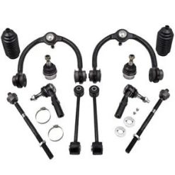 O'Reilly – 12x Forward Inner & Outer Tie Rod End Link & Upper Control Arm for Jeep Commander