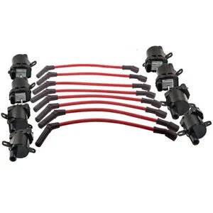 O'Reilly – 8x Ignition Coil & Spark Plug Pack for Chevy Silverado GMC LS1 LS3 4.8 5.3L 8.1L