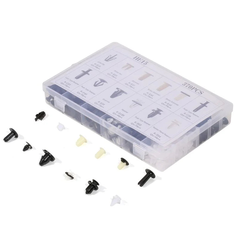 O'Reilly – 370pcs Clip Trim Car Body Push Retainer Pin Rivet Panel Moulding Assortments Bundle