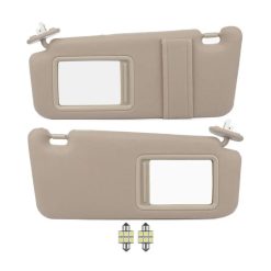 O'Reilly – Sun Visor Beige Left & Right sides with Sunroof for Toyota (74320-0T022-A1,74310-0T022-A1)- 2 PCS