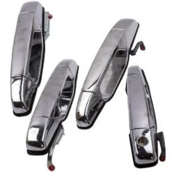 O'Reilly – 4x LH RH Forward Back Chrome Outside Door Handle for Escalade Silverado Tahoe