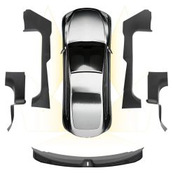 O'Reilly – Tesla Model 3 Highland 2024-2026 Door Sill Protector 5PCS Trunk Sill Guards Full Protection