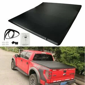 O'Reilly – for 2009-2014 Ford F150 Waterproof 4 Fold 6.5FT Soft Truck Bed Tonneau Protector