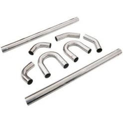 O'Reilly – 8PCS Universal 3" 76mm Exhaust Tubing Mandrel Bend Pipe Straight U-Bend Bundle