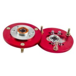 O'Reilly – 2pcs Coilover Pillowball Camber Top Mounts Forward Camber Plate for BMW E36 Red