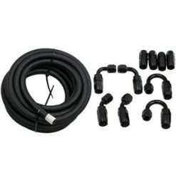 O'Reilly – 20Feet 6AN Stainless Steel Braided Fuel Line + 10PCS Swivel Fitting Hose End