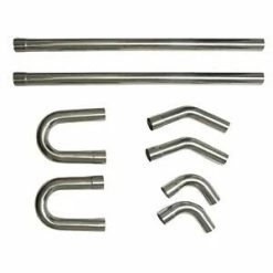 O'Reilly – 8X 3" inch 76mm SS T-304 DIY Custom Mandrel Exhaust Pipe Straight & Bend Bundle