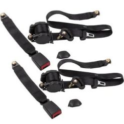 O'Reilly – Pair 3 Point Safety Seat Belt Straps Heavy Duty Auto Truck Adjustable Retractable