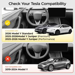 Alternative view of O'Reilly – Under Screen Storage Organizer for Tesla Model 3 Highland 2024-2026/ Y Juniper 2025-2026 Hidden Magnetic Center Console Organizer Tray