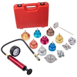 O'Reilly – Radiator Cooling System Pump Tester Gasket Water Tank Leak Adapter Detector Bundle