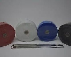 O'Reilly – USA THERMAL EXHAUST WRAP HEADER PIPE HEAT INSULATION ROLL DEI 2" x 50FT + 6 TIES
