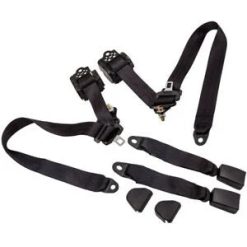 O'Reilly – 2X 3 Point Retractable Seat Belts Universal for Jeep CJ YJ Wrangler 1982-95