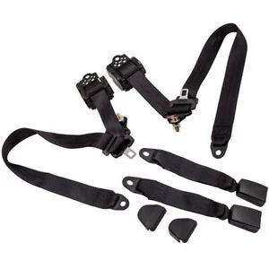 O'Reilly – 2X 3 Point Retractable Seat Belts Universal for Jeep CJ YJ Wrangler 1982-95
