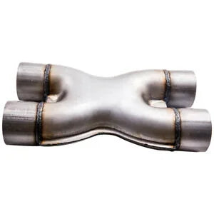 O'Reilly – 2.5" X-pipe Universal X Pipe Aluminized Crossover Dual Exhaust Stainless Steel