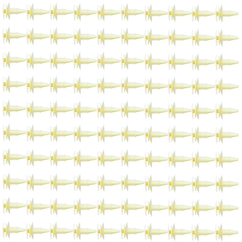 O'Reilly – Nylon Yellow fender bumper fastener Auto clips(3065575)-100Piece