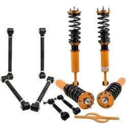 O'Reilly – 24 Ways Adj. Coilover Bundle for Honda Accord 03-07 + 6 PCs Back Camber Arms