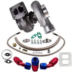 O'Reilly – GT45 Universal Turbo Charger 1.05 A/R + Oil Drain Feed & Return Line kits