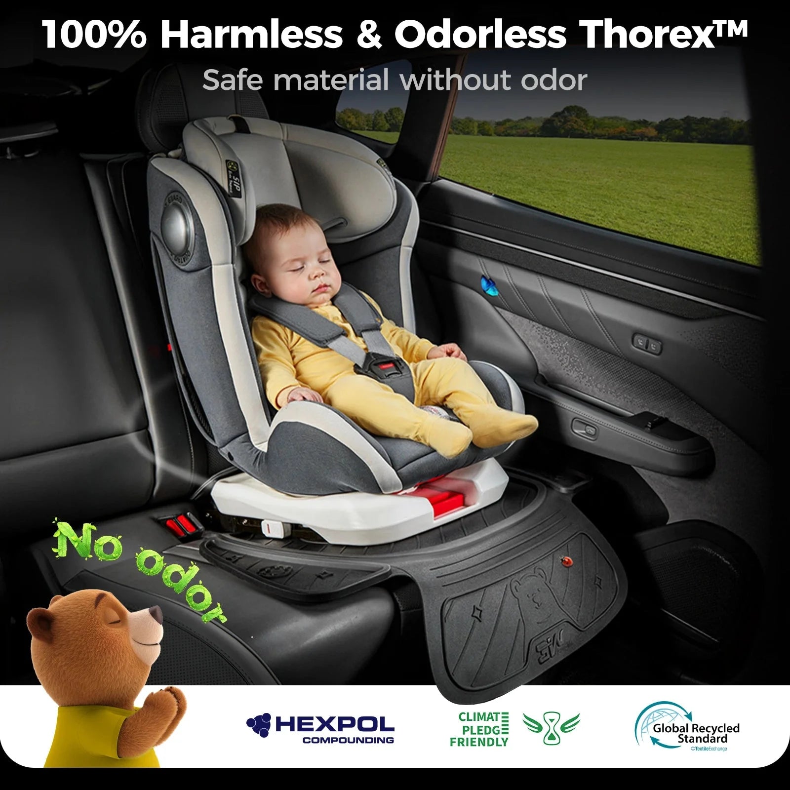 O'Reilly – Auto Seat Protector for Baby Auto Seat Fits All Auto Models TPE Fabric Waterproof Durable - Image 10