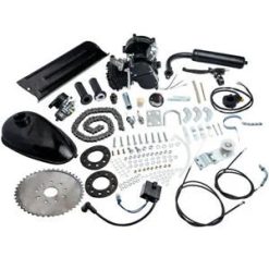 O'Reilly – 80cc Bicycle Motor Bundle Bike Cycling Motorized 2-Stroke Petrol Engine Bundle Black