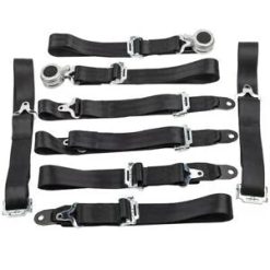 O'Reilly – 2 Sets 4 Point 2 Inch Racing Seat Belt Harness Camlock Quick Release Safety Belt